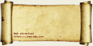 Andjelina Pačanin vizit kartica